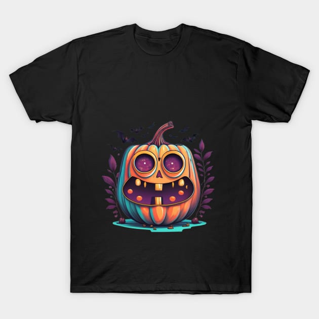 Vintage Halloween Pumpkin 2023. Halloween 2023 T-Shirt by BukovskyART